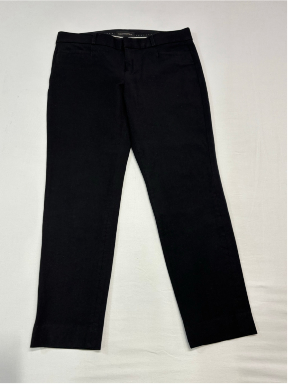 Women's Banana Republic Sloan Black Tailored Trousers Size 6 - 651 - Picture 2 of 8